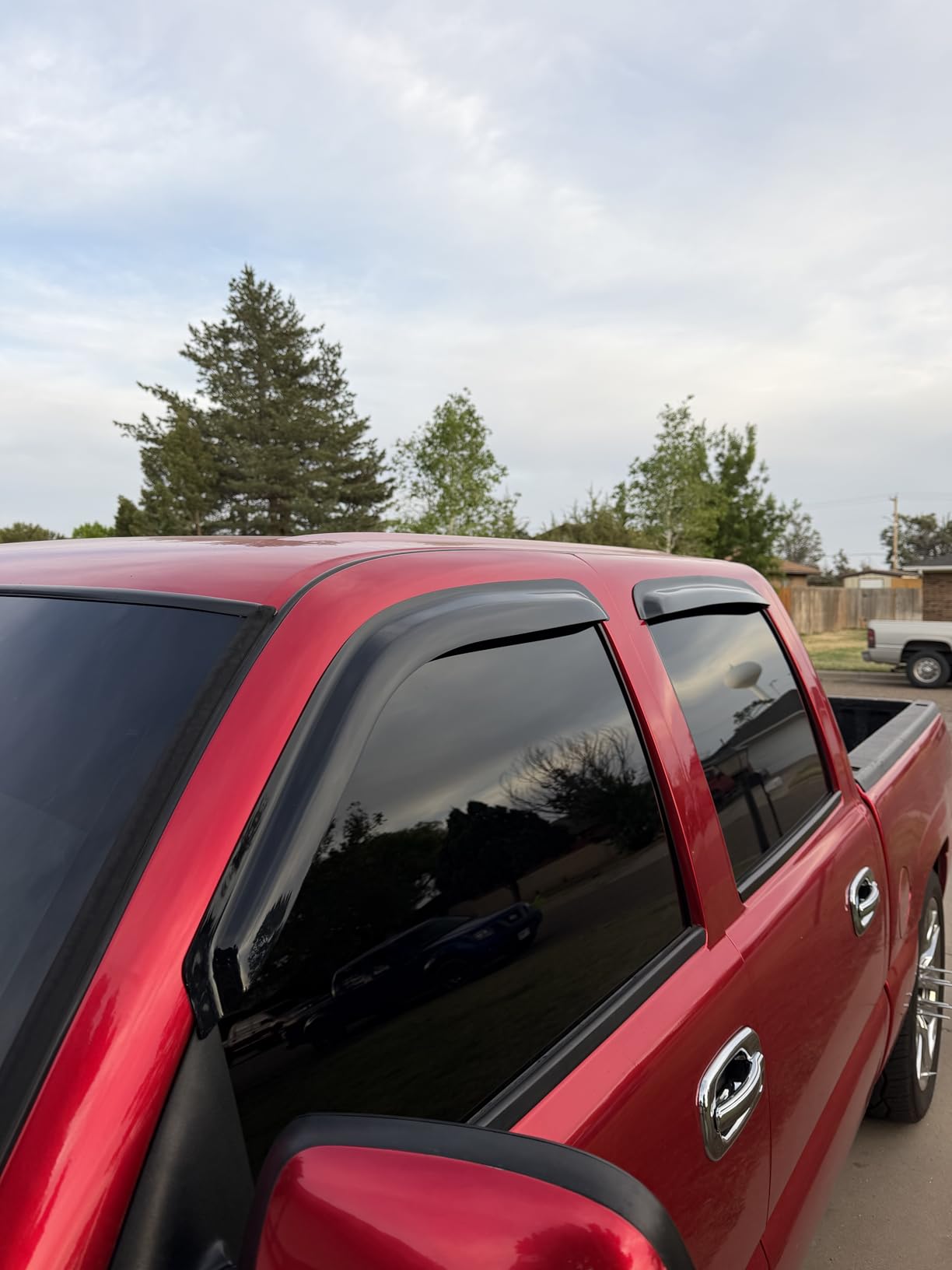 Window Visors Rain Guards for 2017-2026 Ford F250-F550 Super Duty Crew Cab customer photo 1