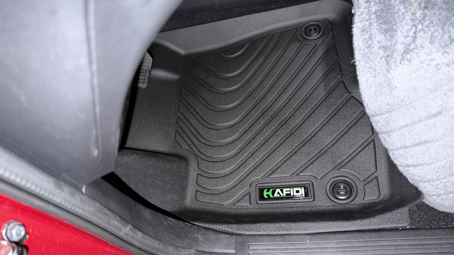 HAFIDI® Floor Mats & Cargo Liner Set Fit for Kia EV6 2025 All Weather TPE Anti-Slip Car Full Set Floor Liners Custom Accessories - Black customer photo 1