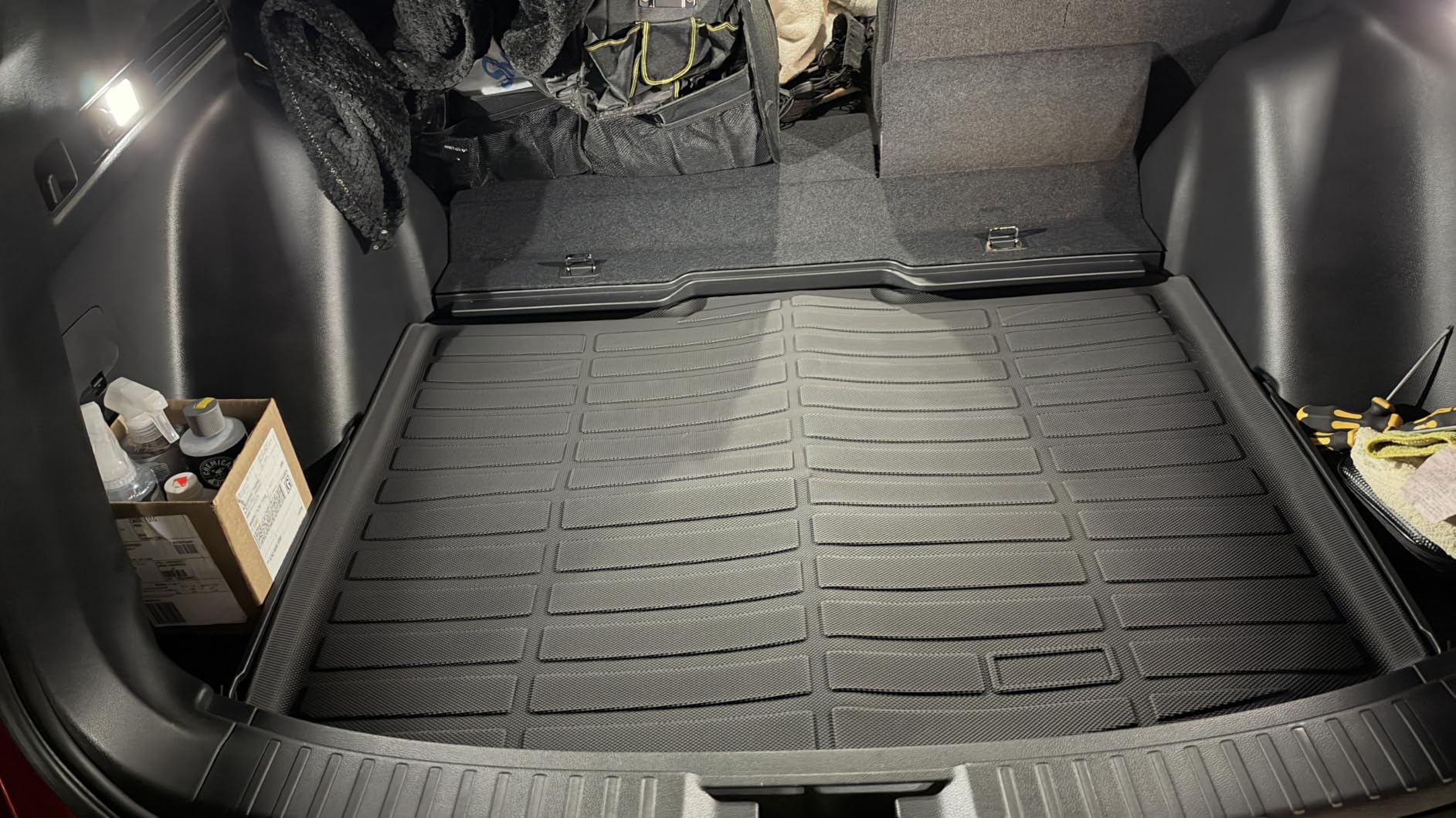 HAFIDI® Floor Mats & Cargo Liner Set Fit for Kia EV6 2025 All Weather TPE Anti-Slip Car Full Set Floor Liners Custom Accessories - Black customer photo 2