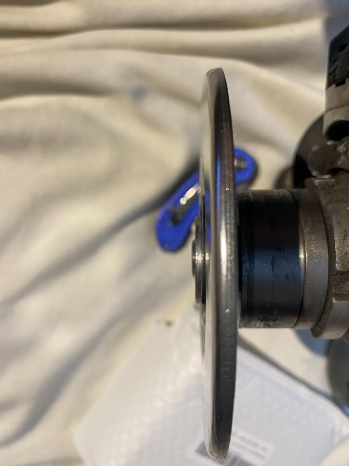 Shrinking Disc 4-1/2 Inch Diameter, 0.55 Inch (1.4mm), Smoothing, Grinder customer photo 2