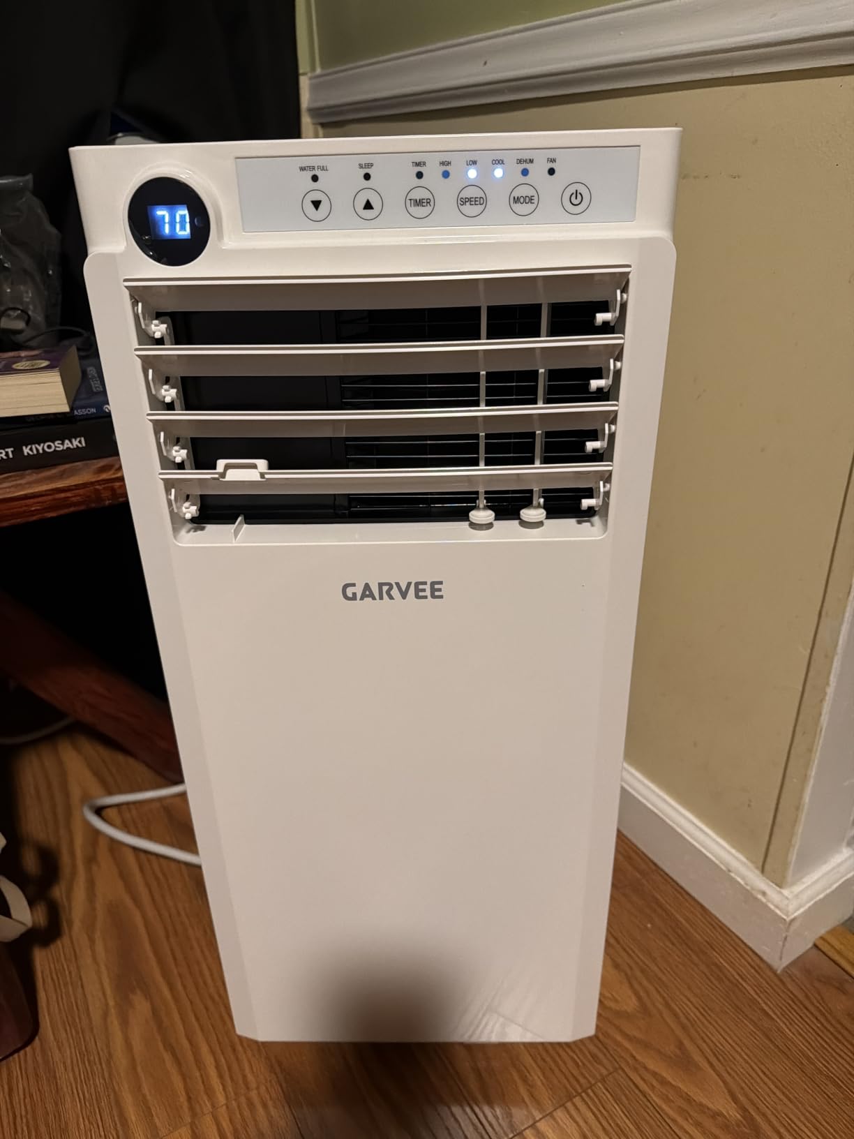14,000 BTU Portable Air Conditioner, 4-IN-1 Portable AC Unit for Large Rooms Up to 750 Sq. Ft. with Cooling, Dehumidifier, Fan, Sleep, Auto Swing, LED Display, 24H Timer, Remote & Installation Kits customer photo 1