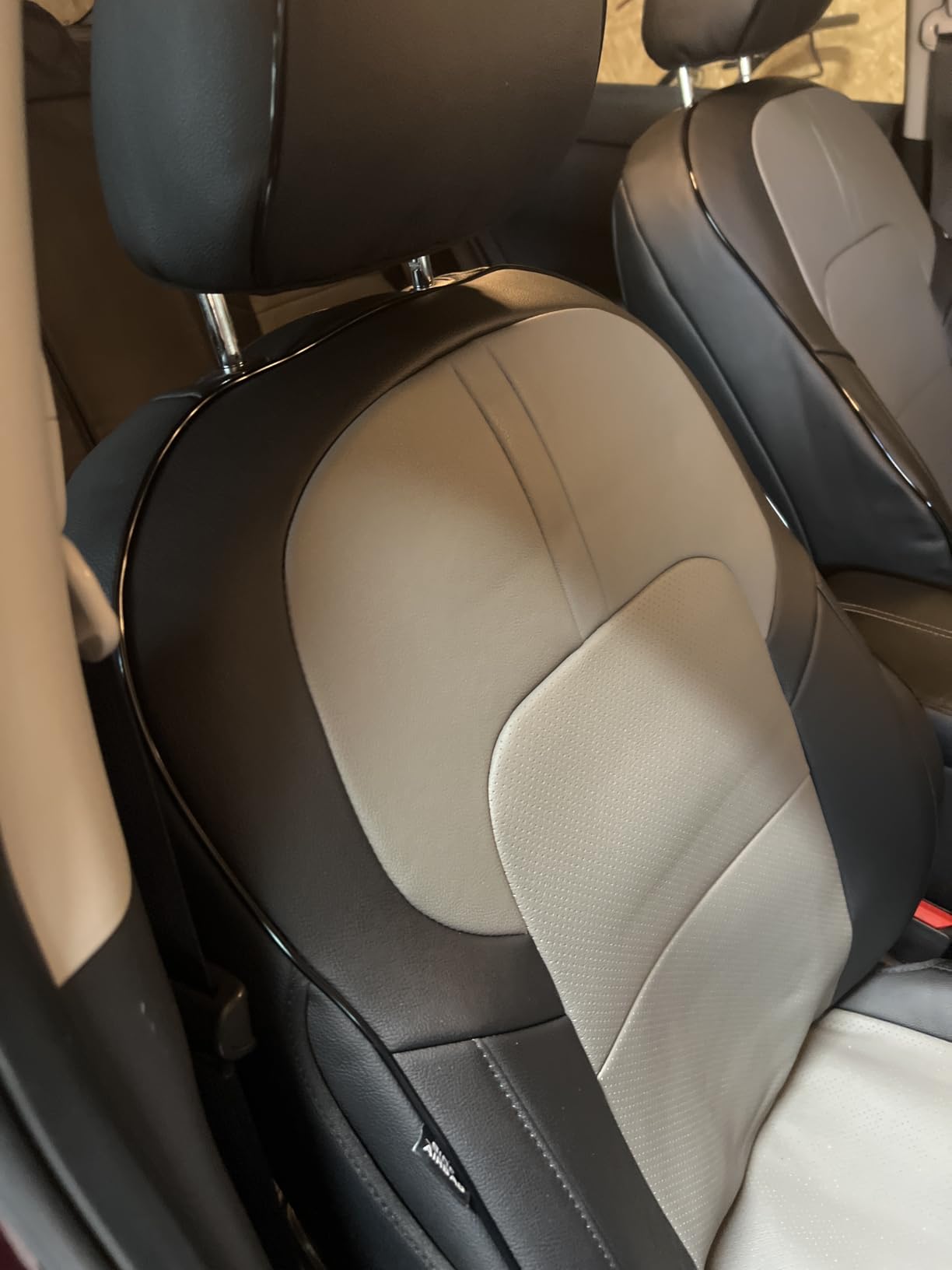 AOMSAZTO Custom Fit Seat Covers for Ford Mustang Coupe 2015-2026 Black customer photo 1