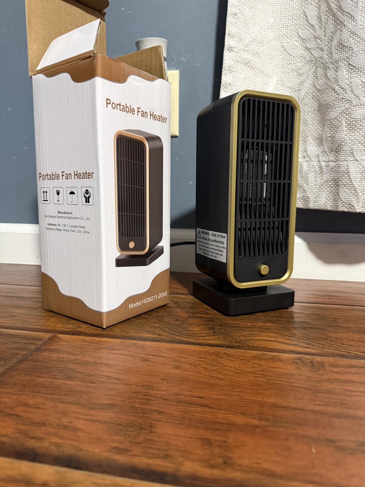 Omber 7000W Electric Garage Heater, 240V Graphene Heating, Hardwired, Yello customer photo 1