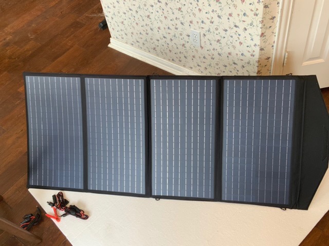 ALLPOWERS SE160 160W 18V Portable Solar Panel for Power Stations customer photo 2
