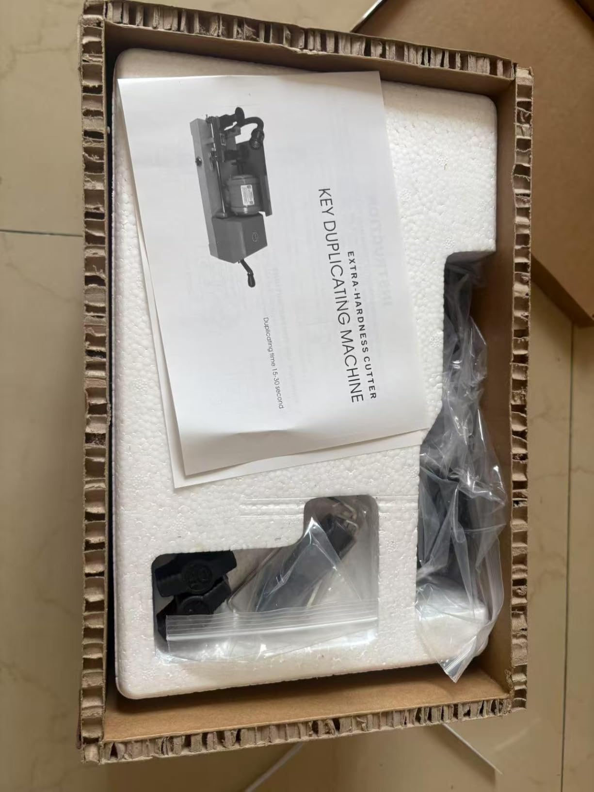 Key Cutting Machine with LED Lighting, Automatic Car Keys Cutter, Professional Commercial Metal Cutting for Locksmiths and Hardware Stores customer photo 1