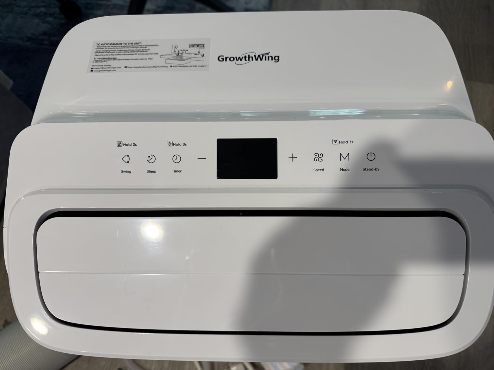 14,000 BTU Smart WiFi Portable Air Conditioner, Cools up to 700 Sq.Ft, Auto-Evaporation, 3-in-1 Modes, Voice & Remote Control, Quiet Operation, White customer photo 2