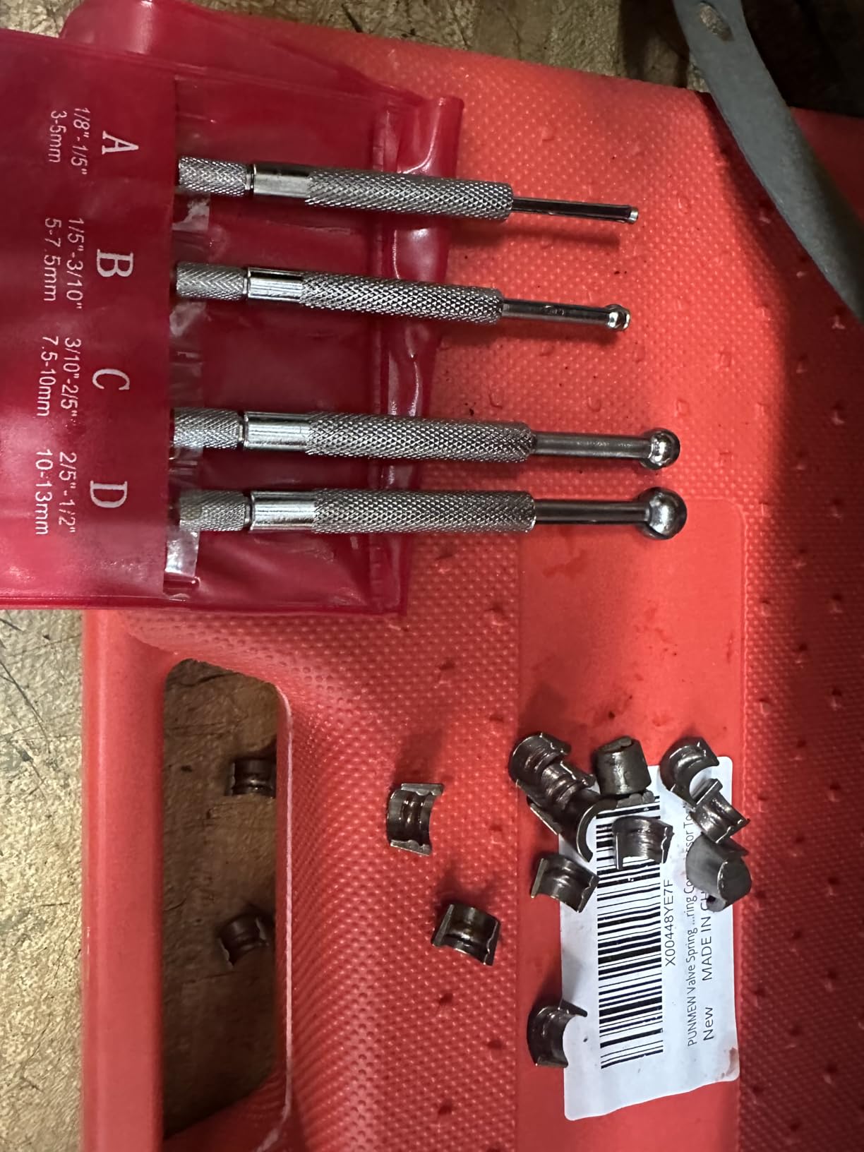 QWORK Small Hole Gauge Set Telescoping Full Round Bore Gauge, 4 pcs (Pack of 2) customer photo 2