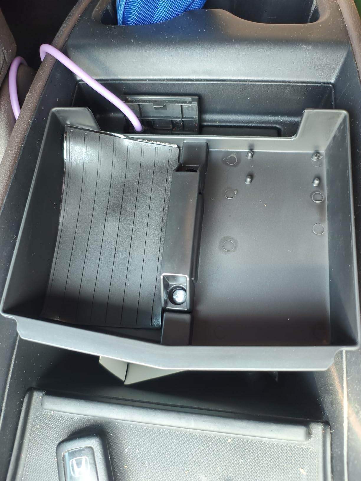 2025 2026 Audi Q5 Center Console Organizer for 2026 Audi Q5 Accessories ABS Armrest Console Organizer Compatible with 2025 2026 Audi Q5/Q5 Sportback/SQ5/SQ5 Sportback All Trims(Premium/Plus/Prestige) customer photo 1