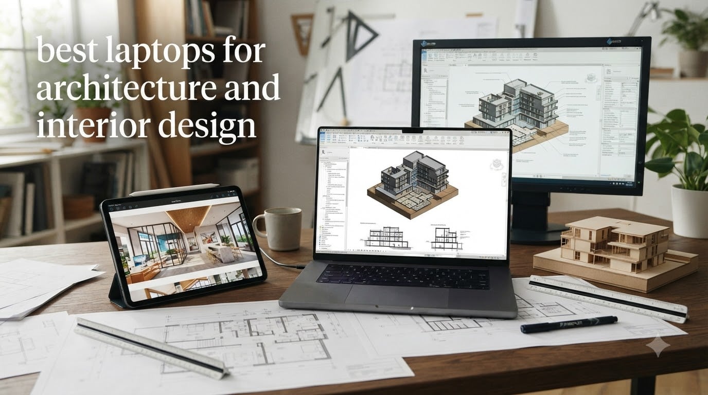 best laptops for architecture and interior design