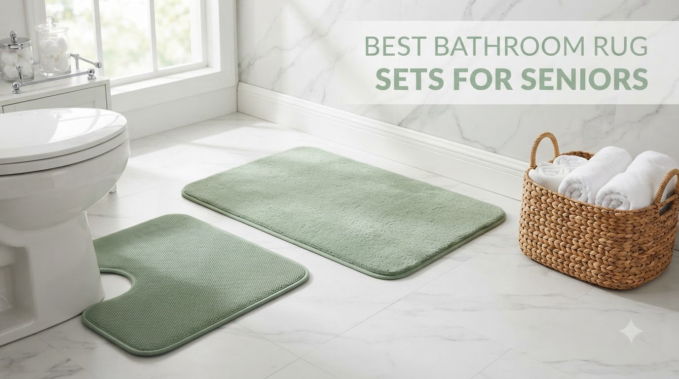 best bathroom rug sets for seniors