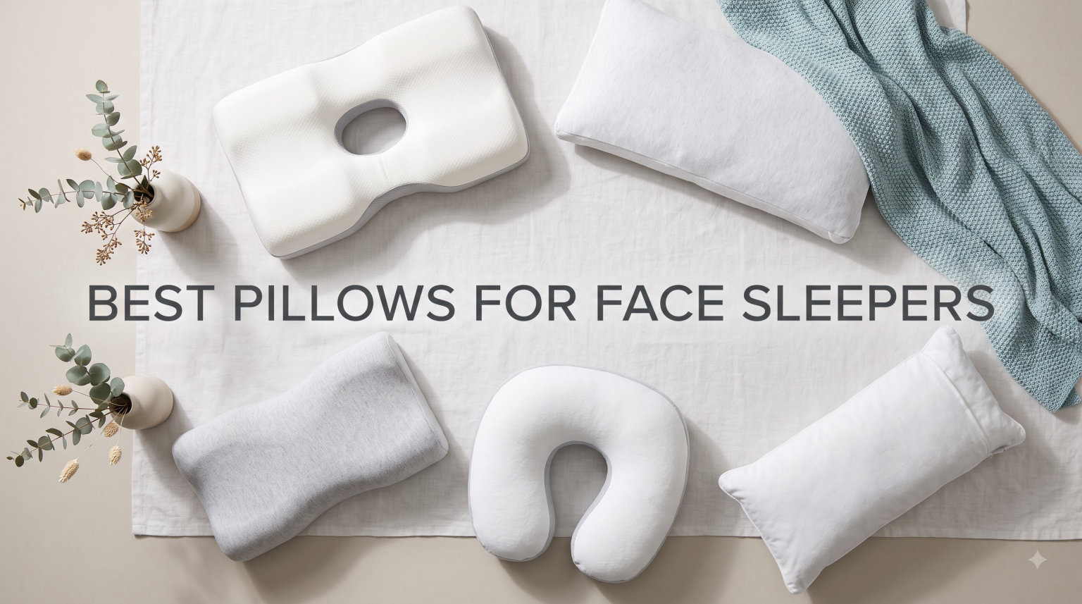 best pillows for face sleepers