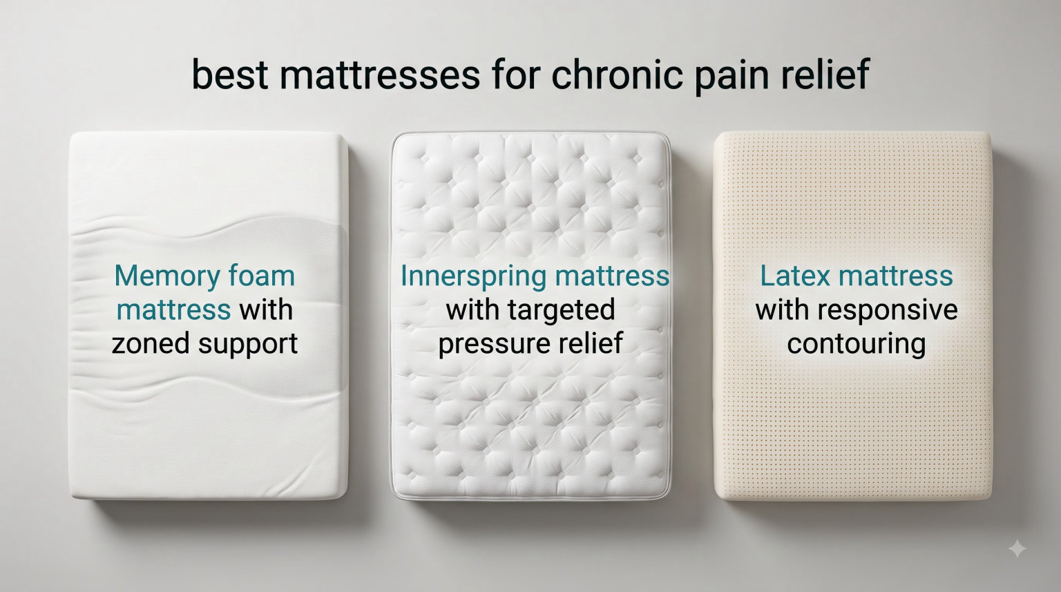 best mattresses for chronic pain relief