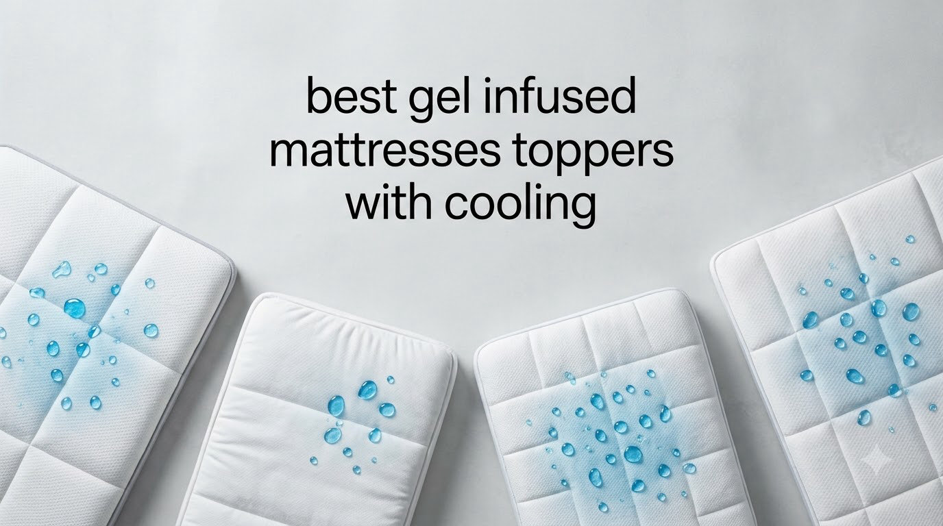 best gel infused mattresses toppers with cooling