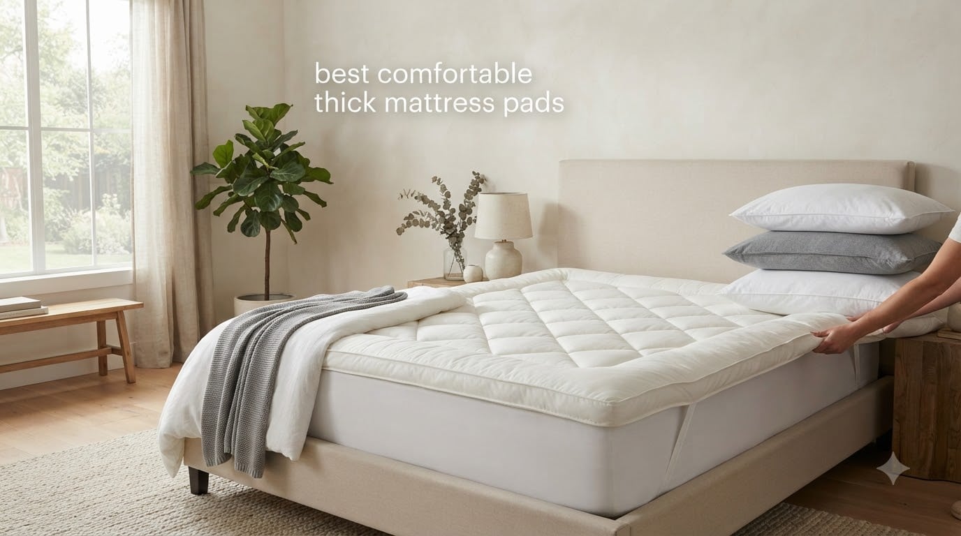 best comfortable thick mattress pads