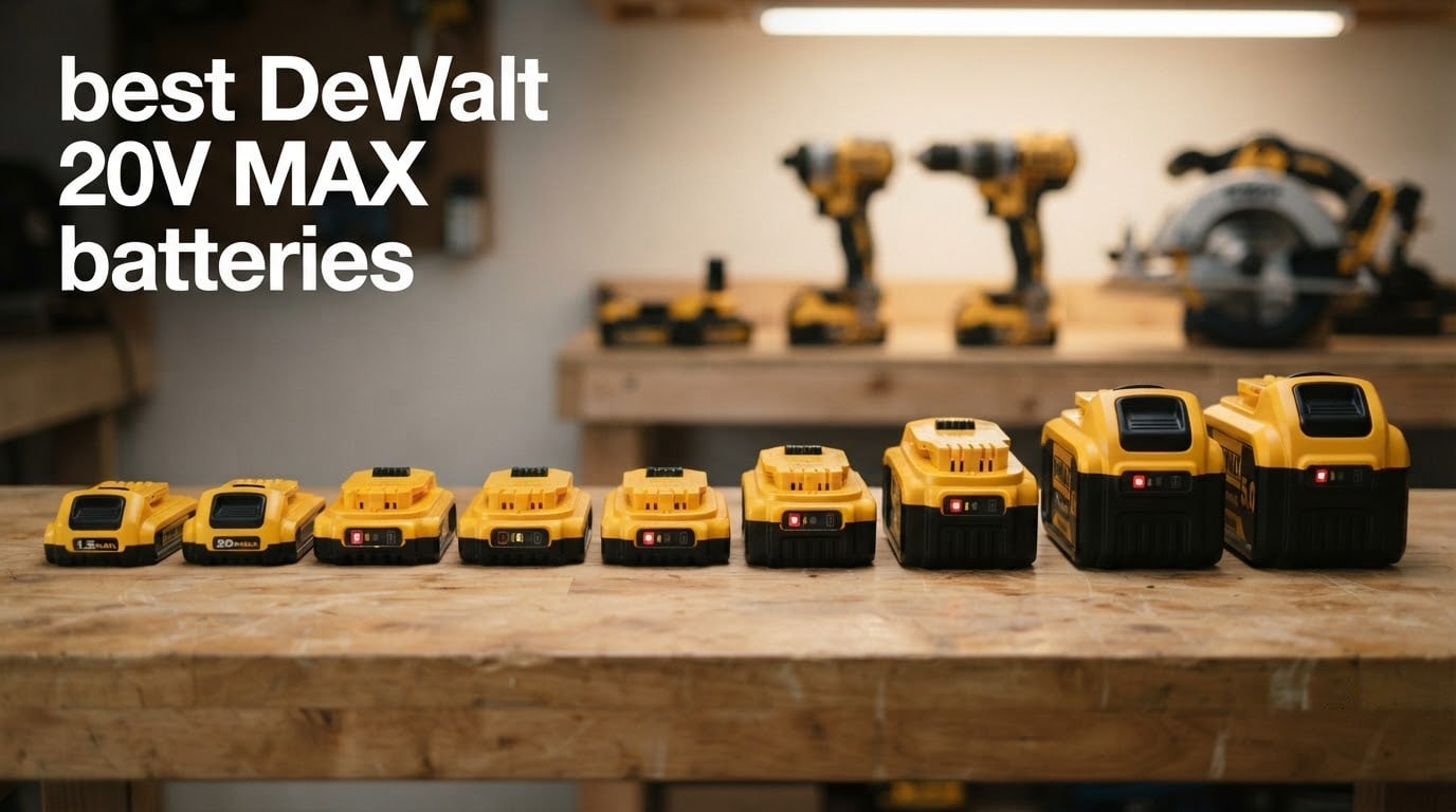best DeWalt 20V MAX batteries