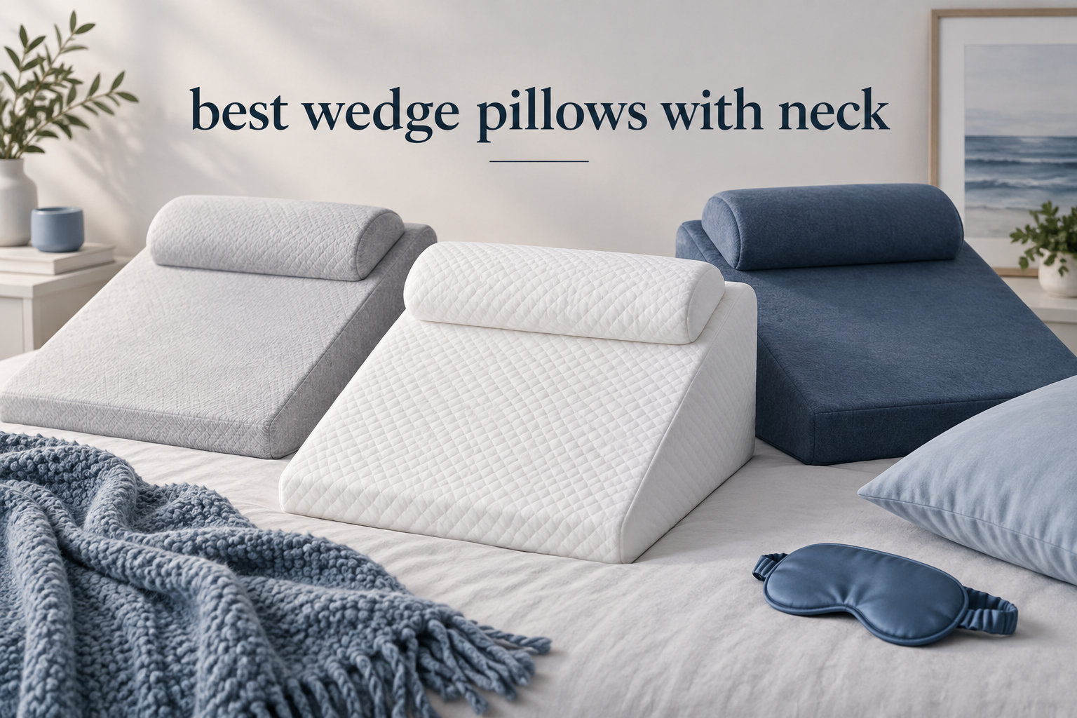 best wedge pillows with neck