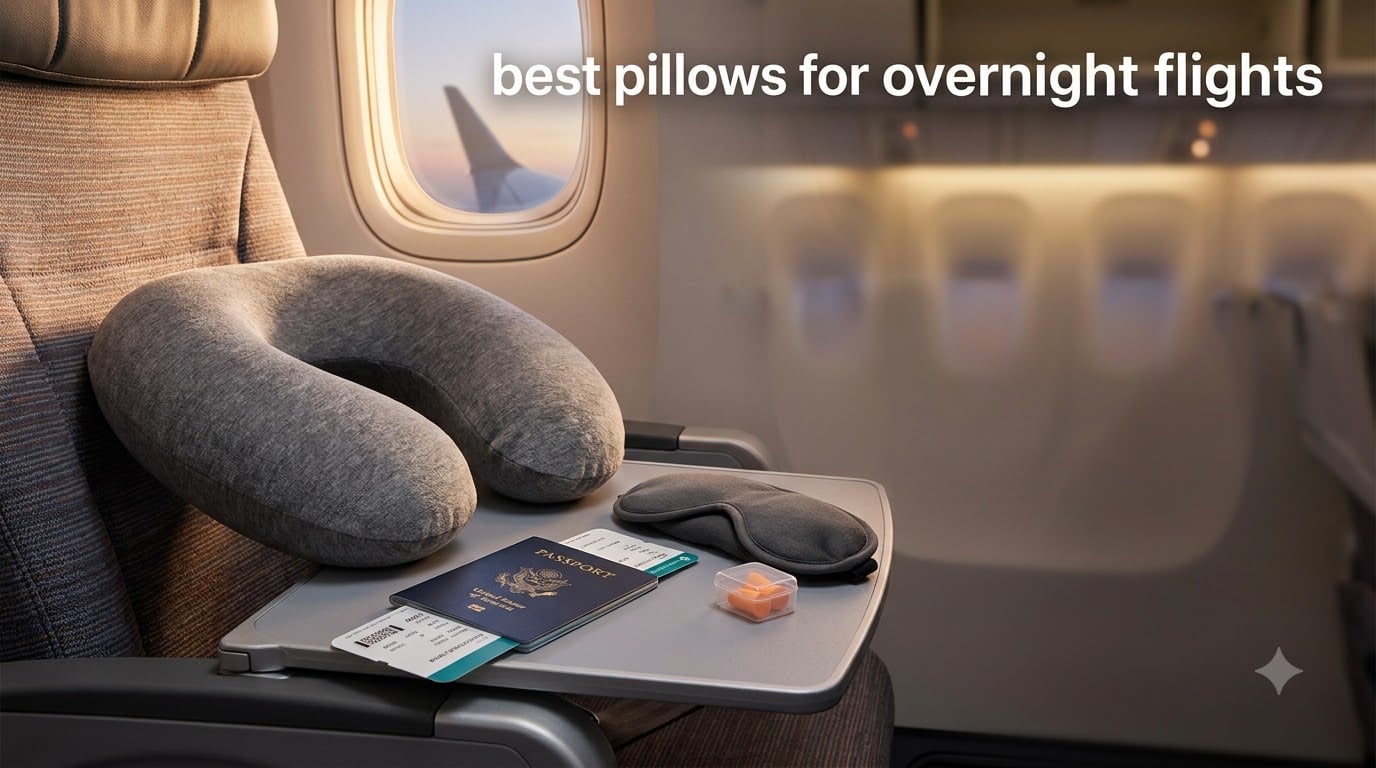 best pillows for overnight flights