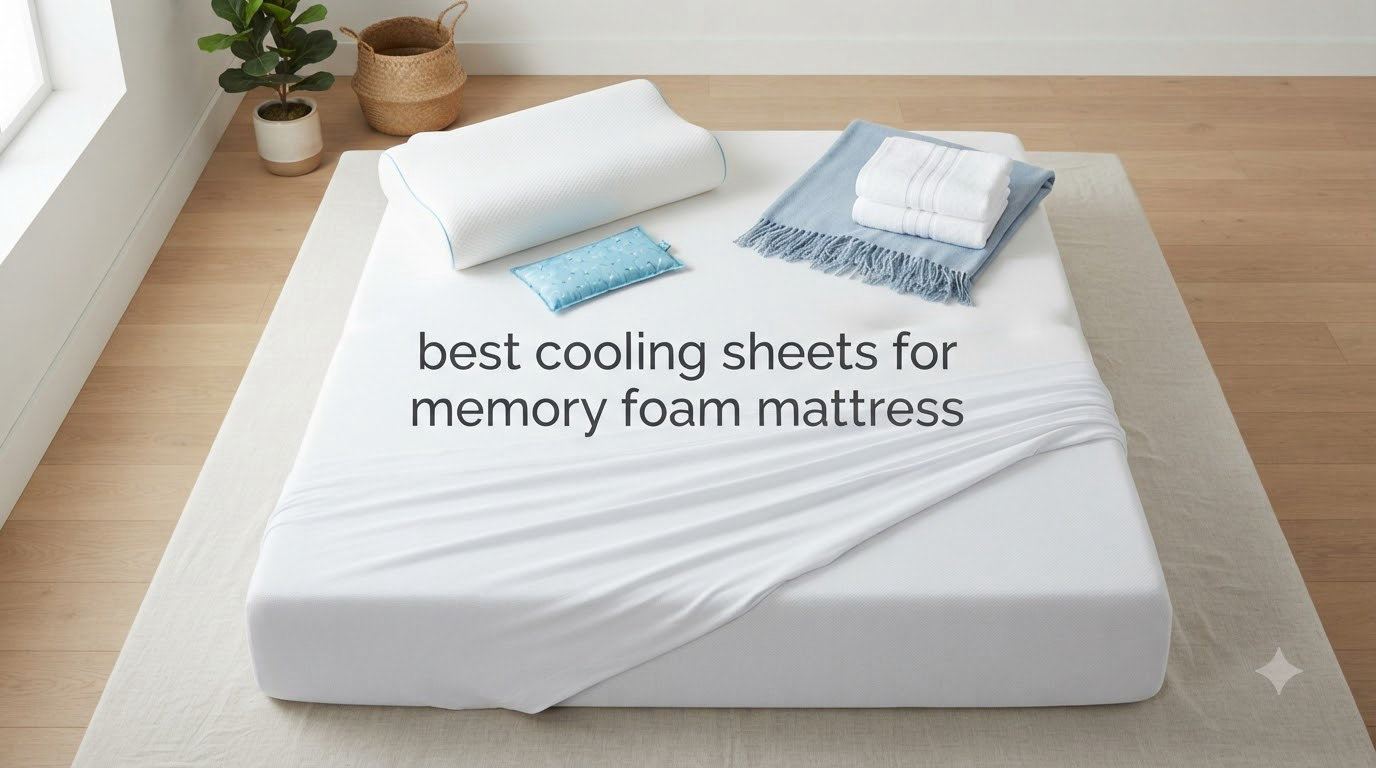 best cooling sheets for memory foam mattress