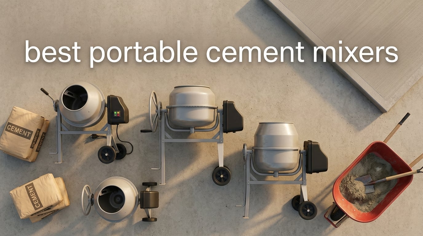 best portable cement mixers
