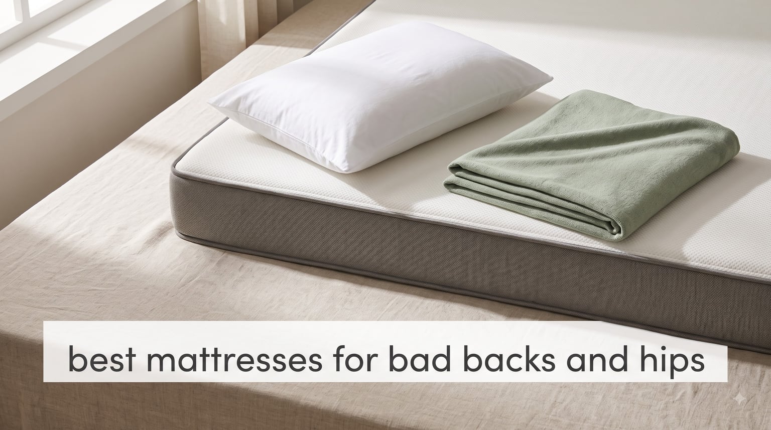 best mattresses for bad backs and hips