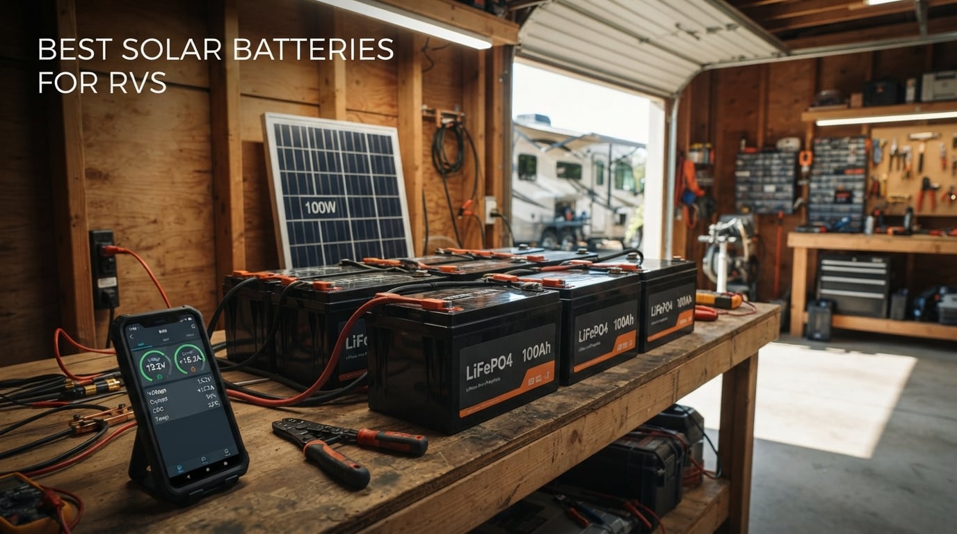 best solar batteries for RVs