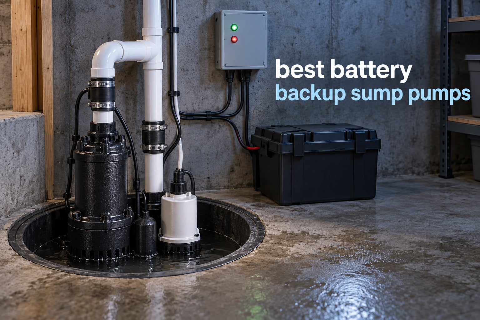 best battery backup sump pumps