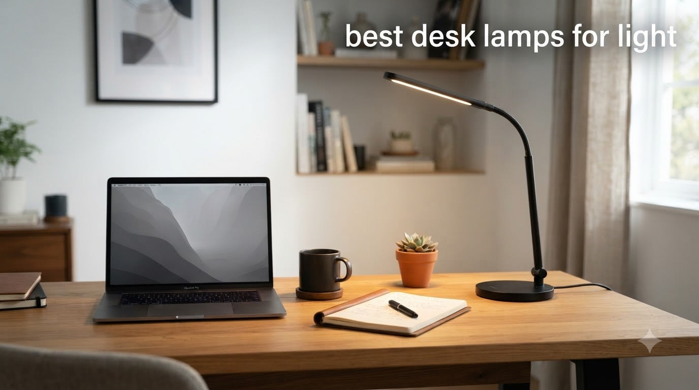 best desk lamps for light