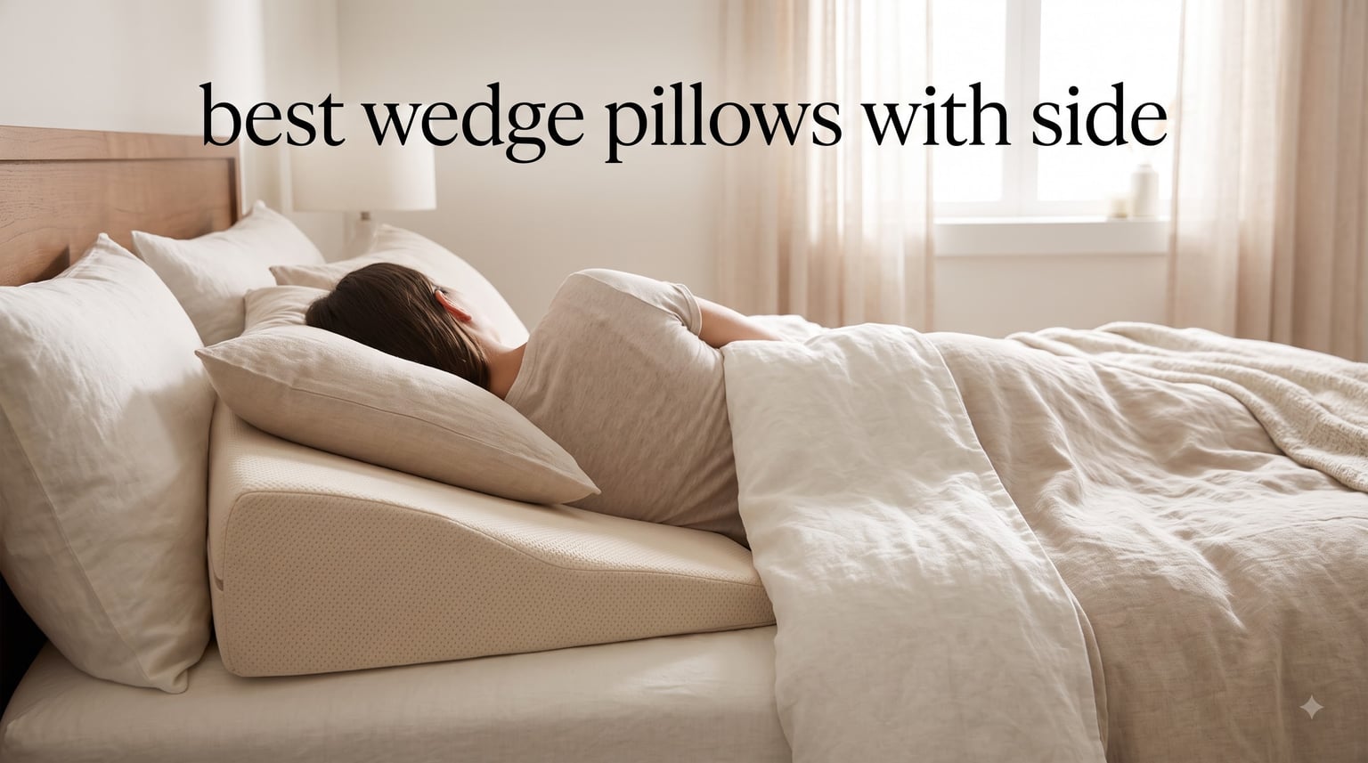 best wedge pillows with side
