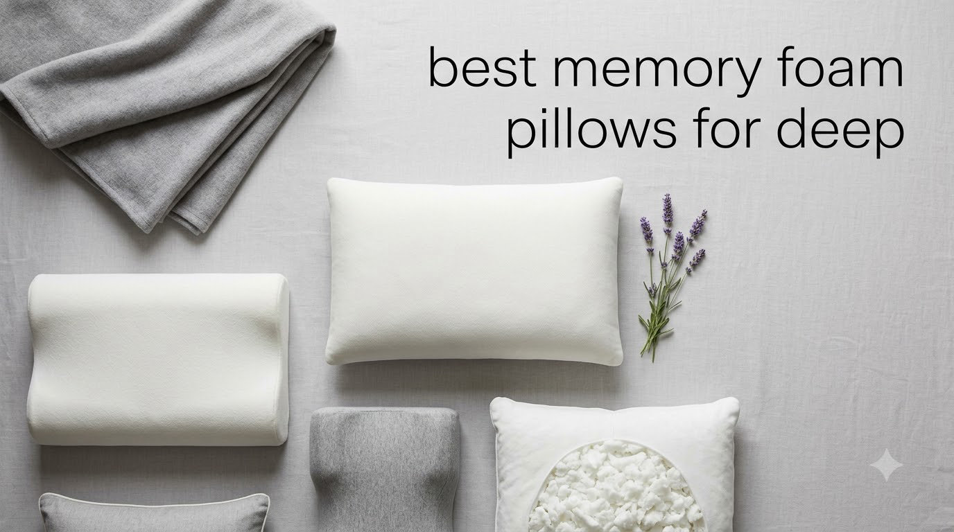 best memory foam pillows for deep