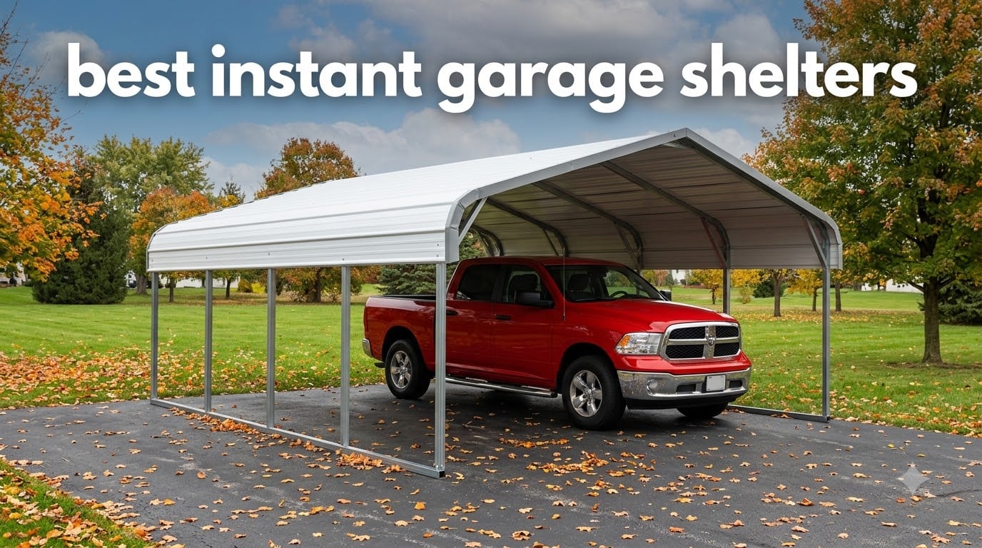 best instant garage shelters