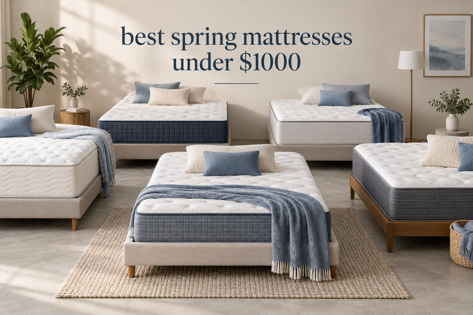 best spring mattresses under $1000