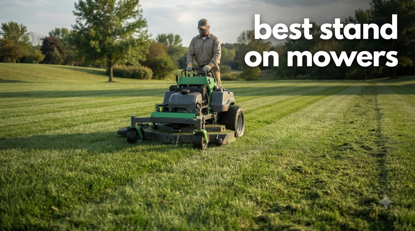 best stand on mowers