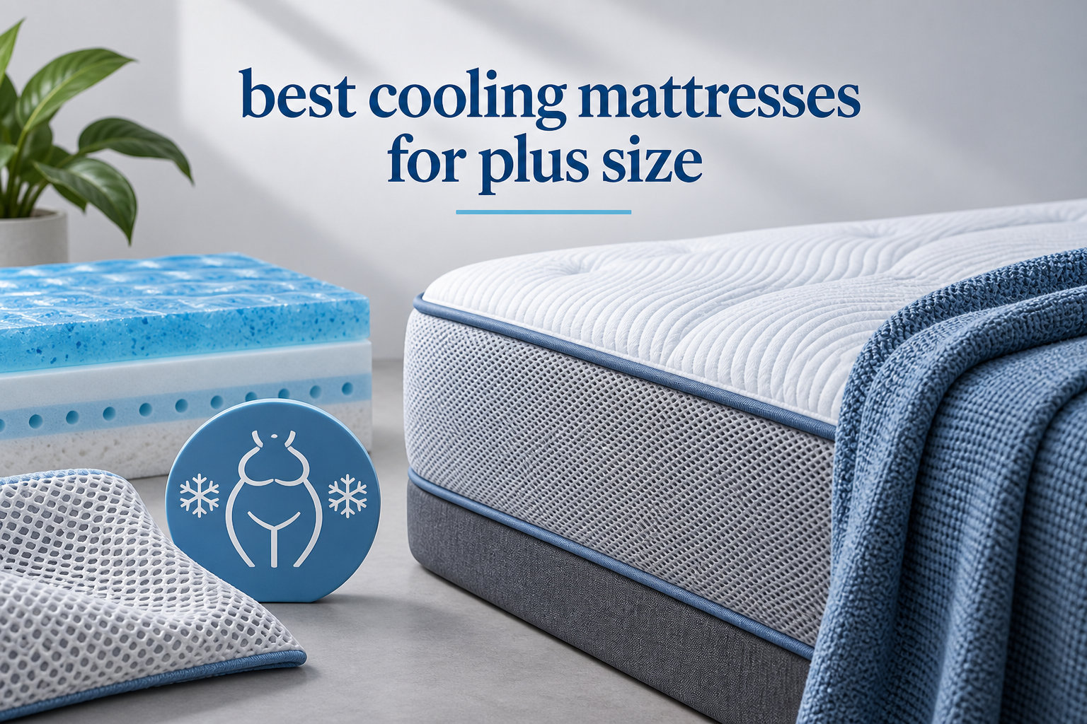best cooling mattresses for plus size