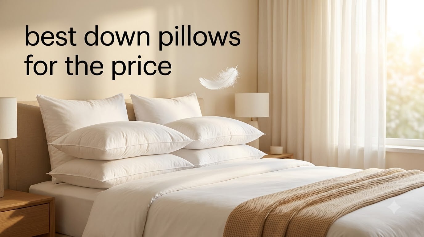 best down pillows for the price