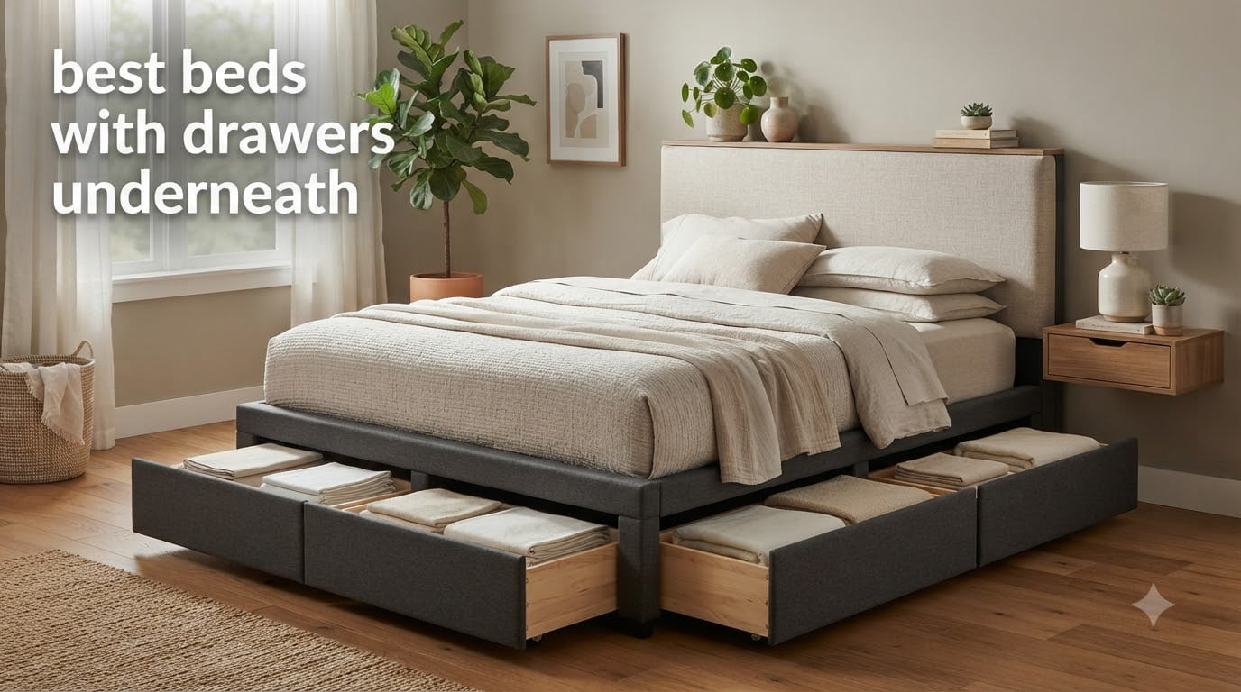 best beds with drawers underneath