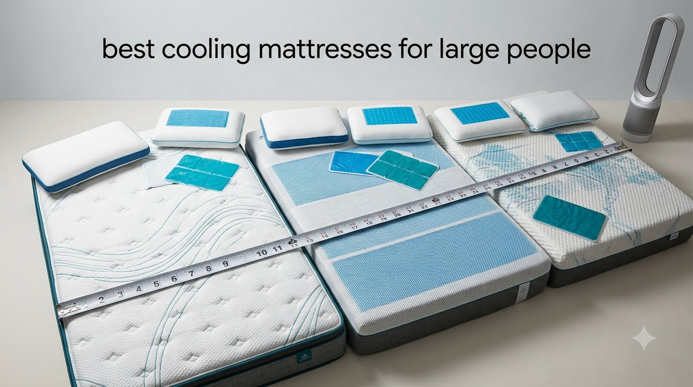 best cooling mattresses for large people