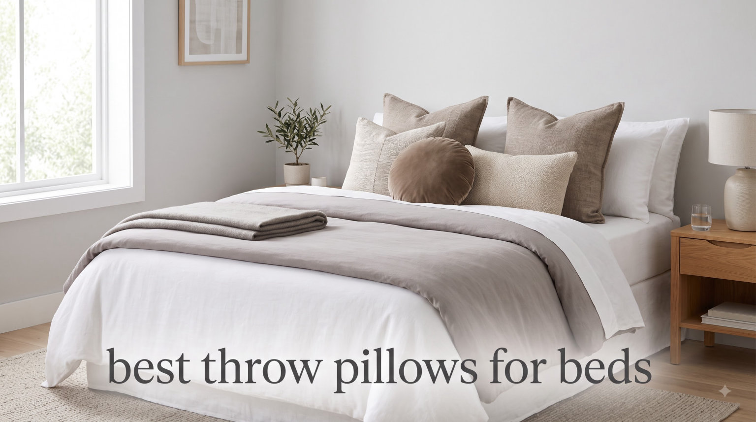 best throw pillows for beds