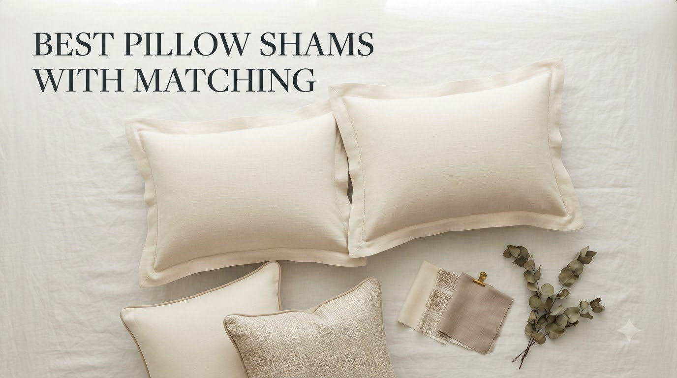 best pillows shams with matching