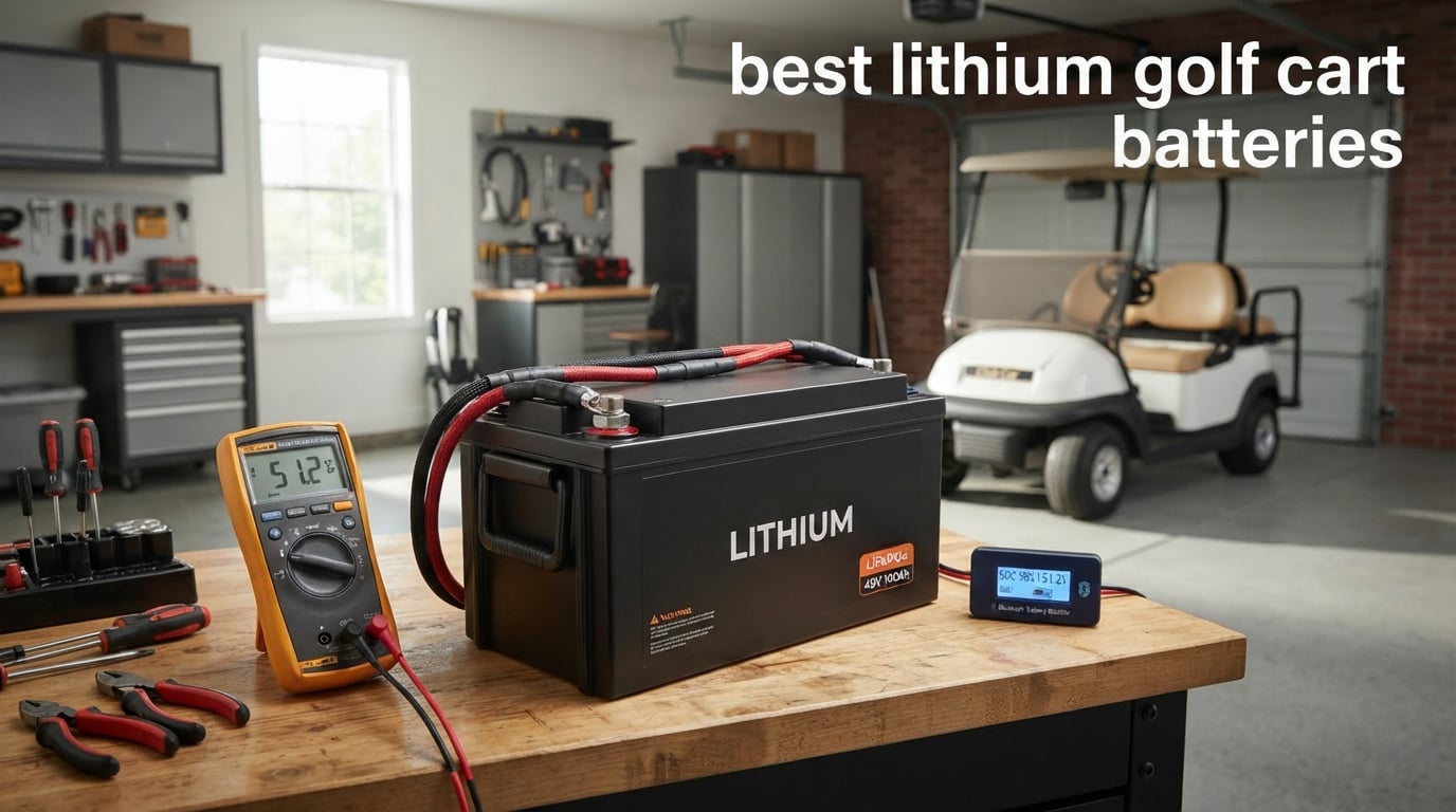 best lithium golf cart batteries