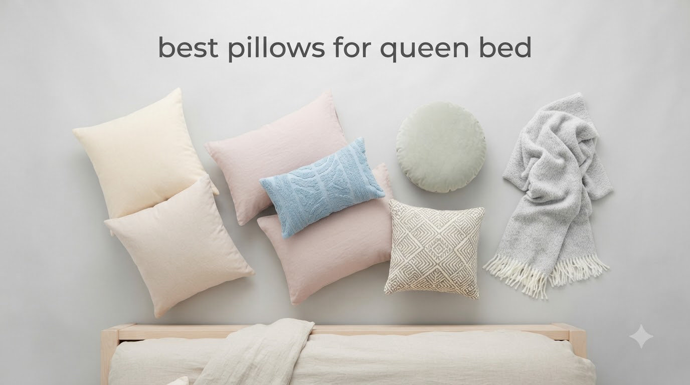 best pillows for queen bed