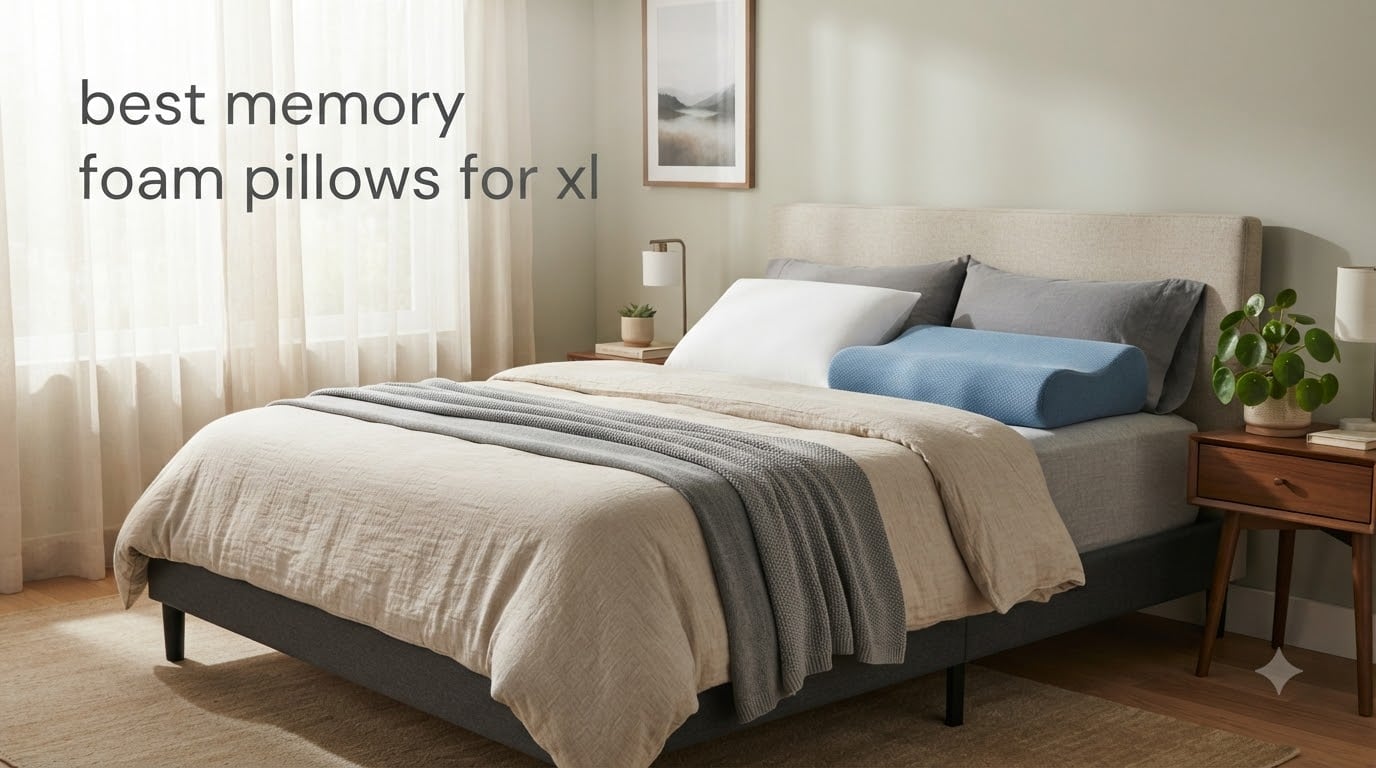 best memory foam pillows for xl