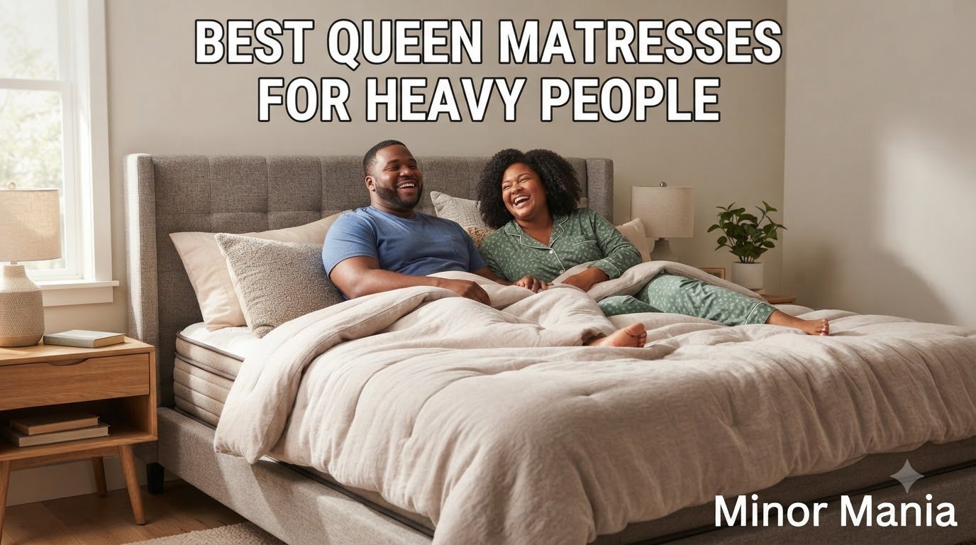 best queen mattresses for heavy people