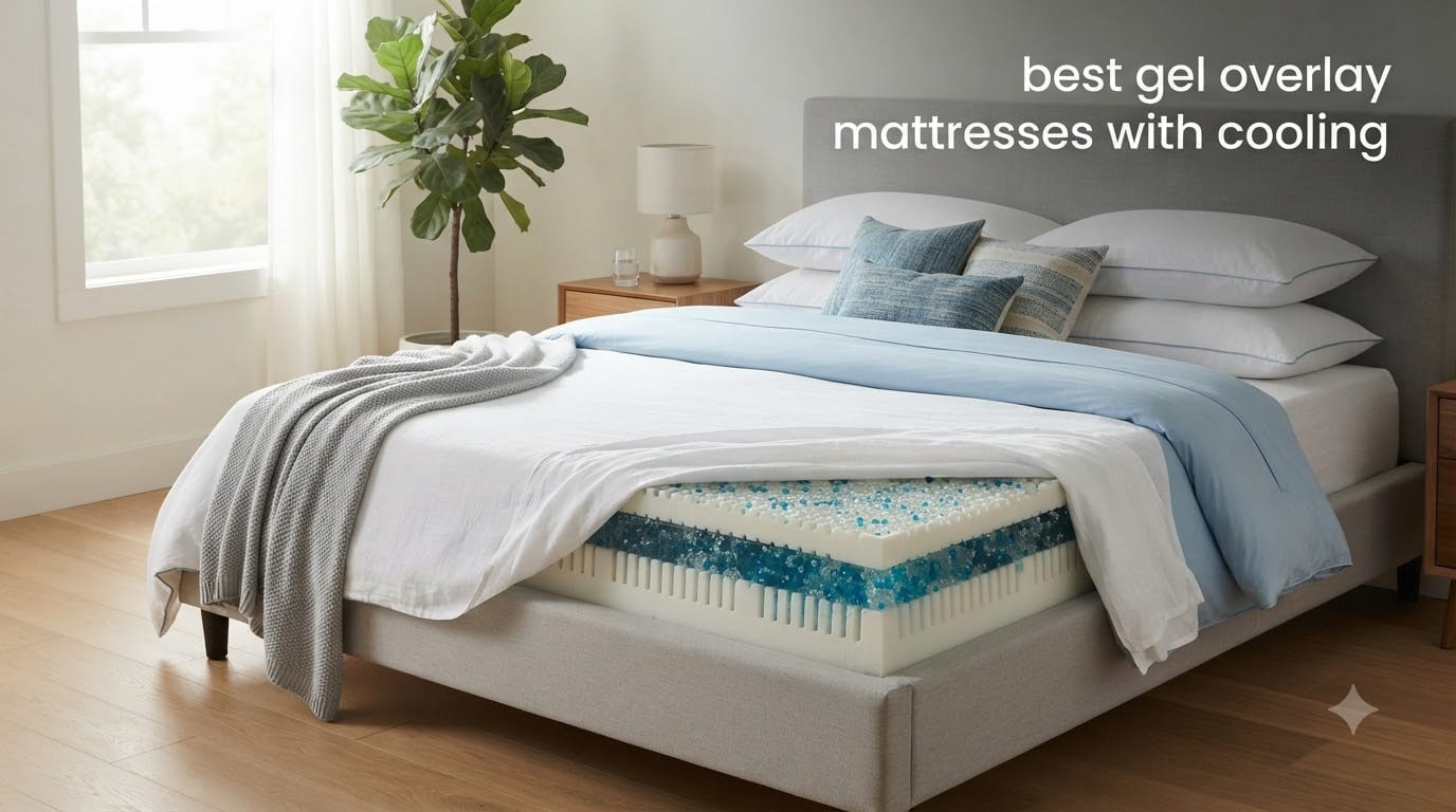 best gel overlay mattresses with cooling