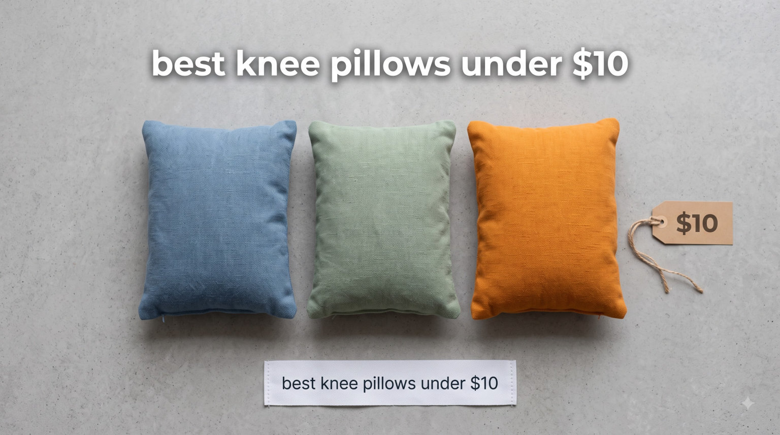 best knee pillows under $10