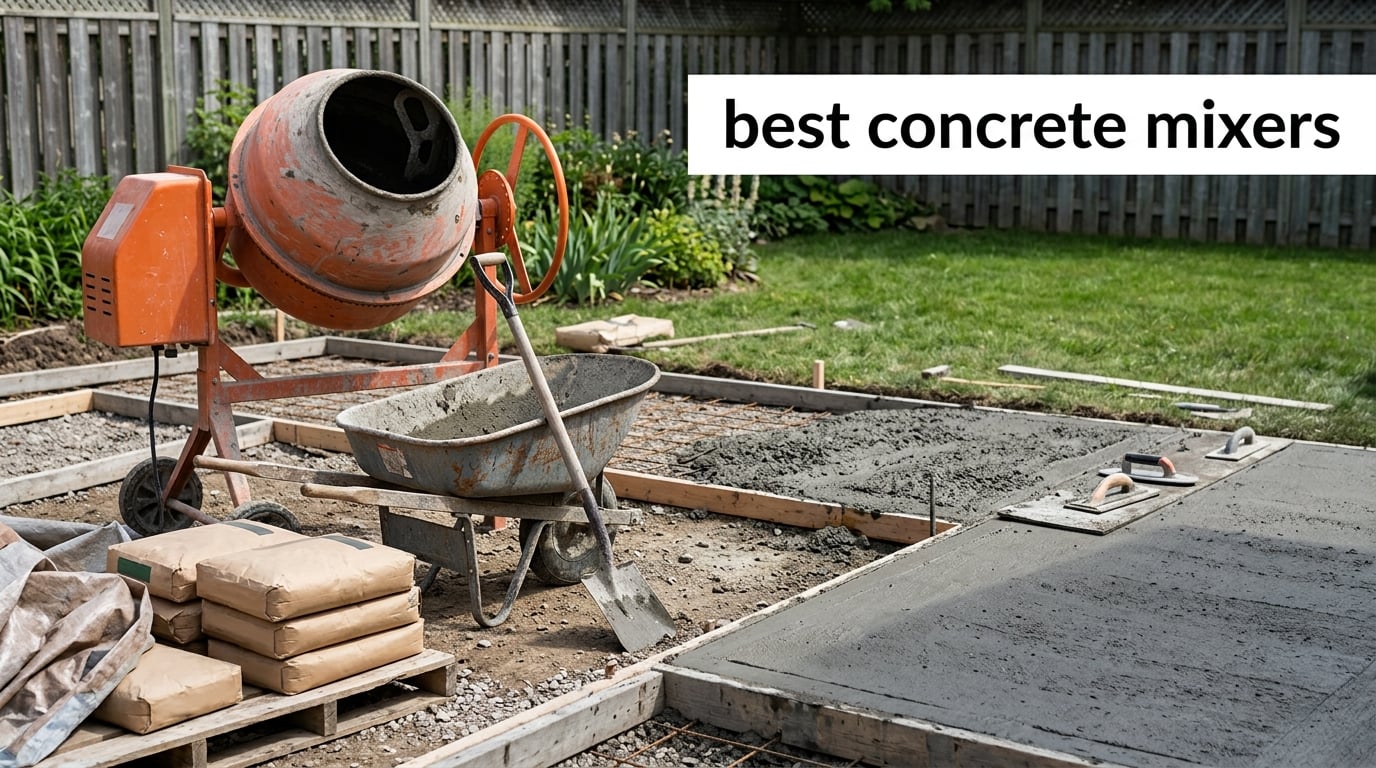 best concrete mixers