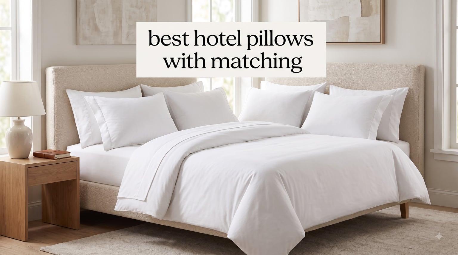 best hotel pillows with matching