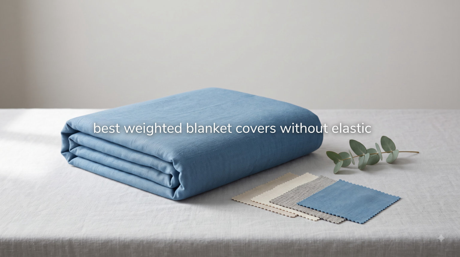 best weighted blanket covers without elastic
