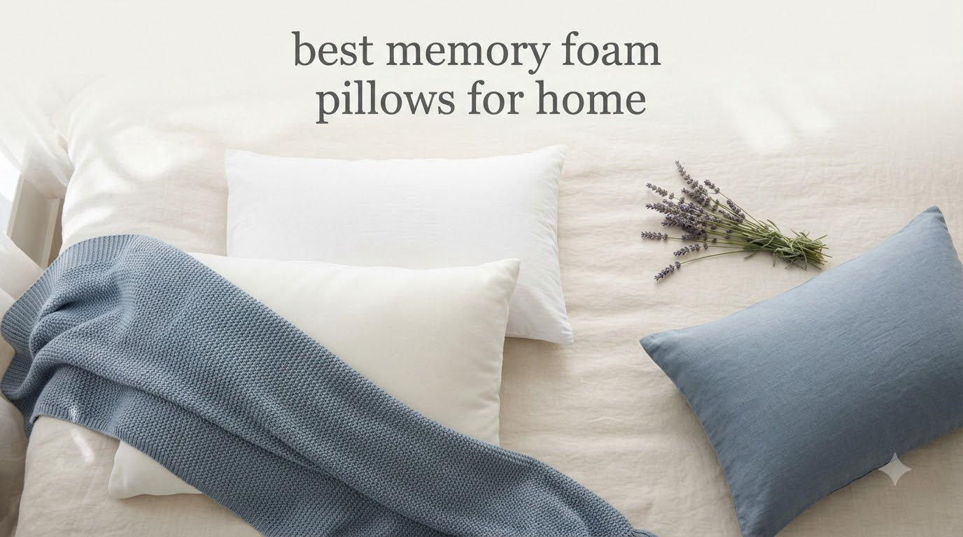 best memory foam pillows for home