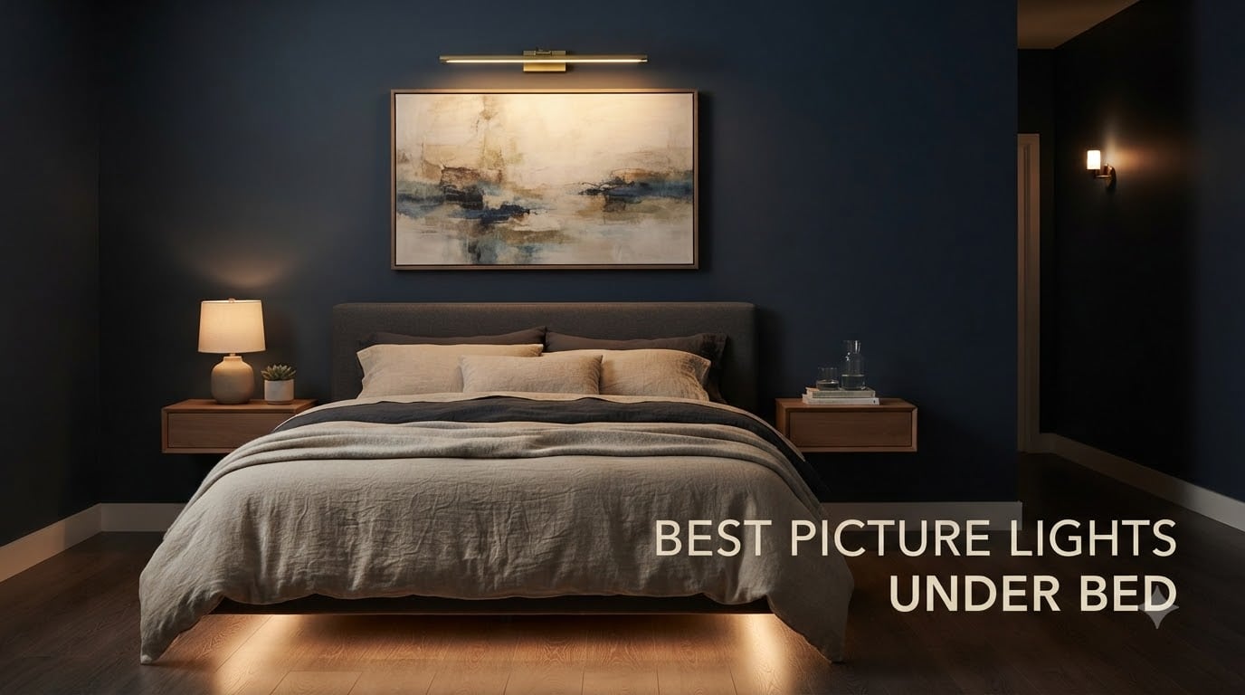 best picture lights under bed