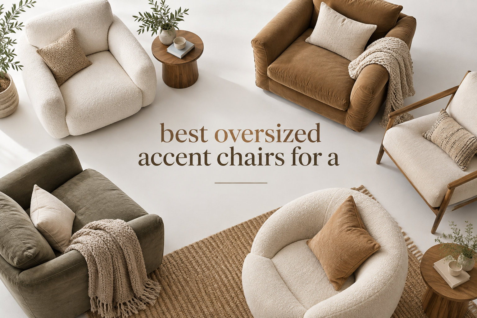 best oversized accent chairs for a